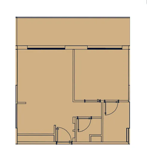 1 BR layout at Azizi Venice 