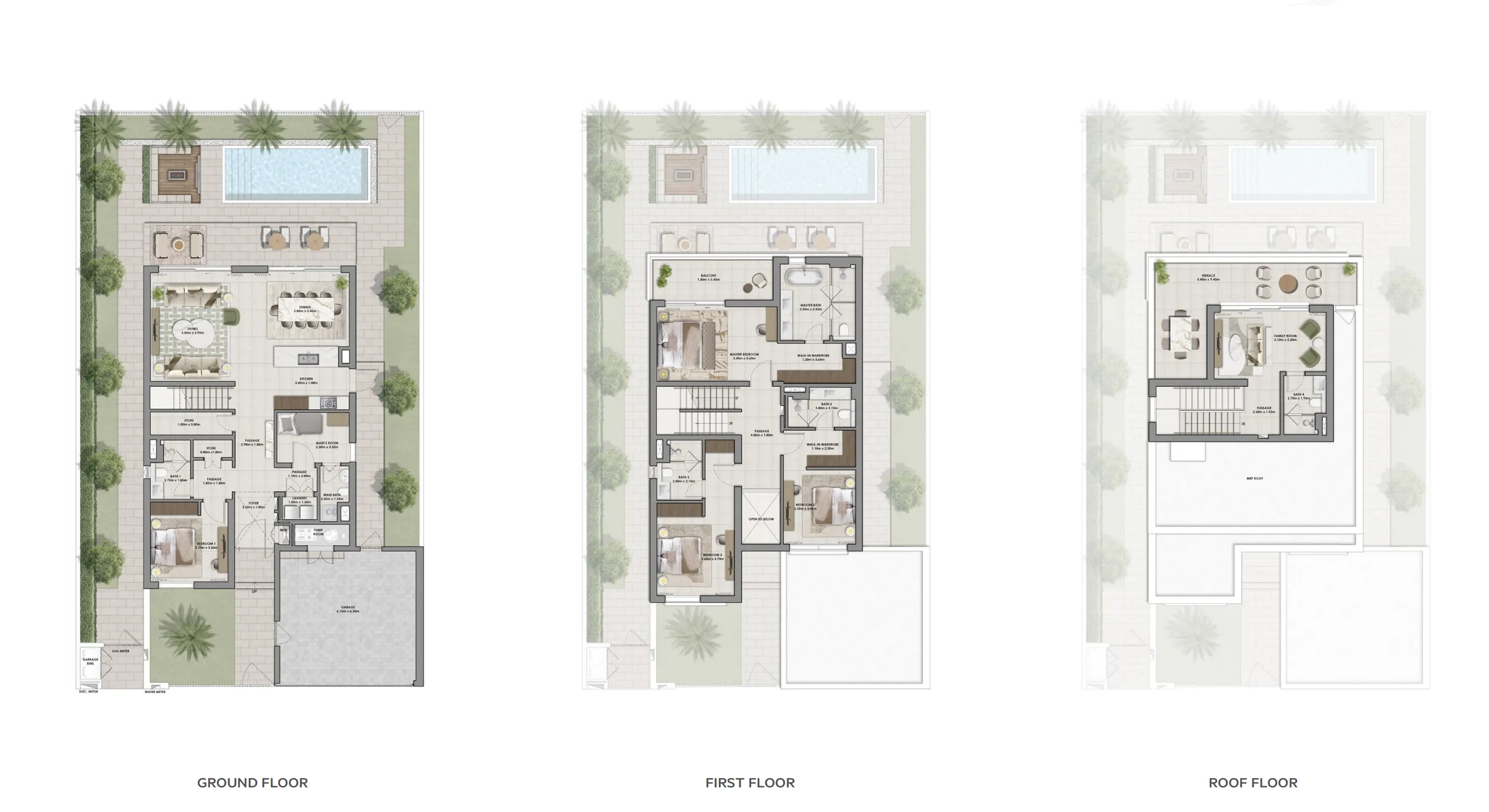 4 BR layout at Serro 2