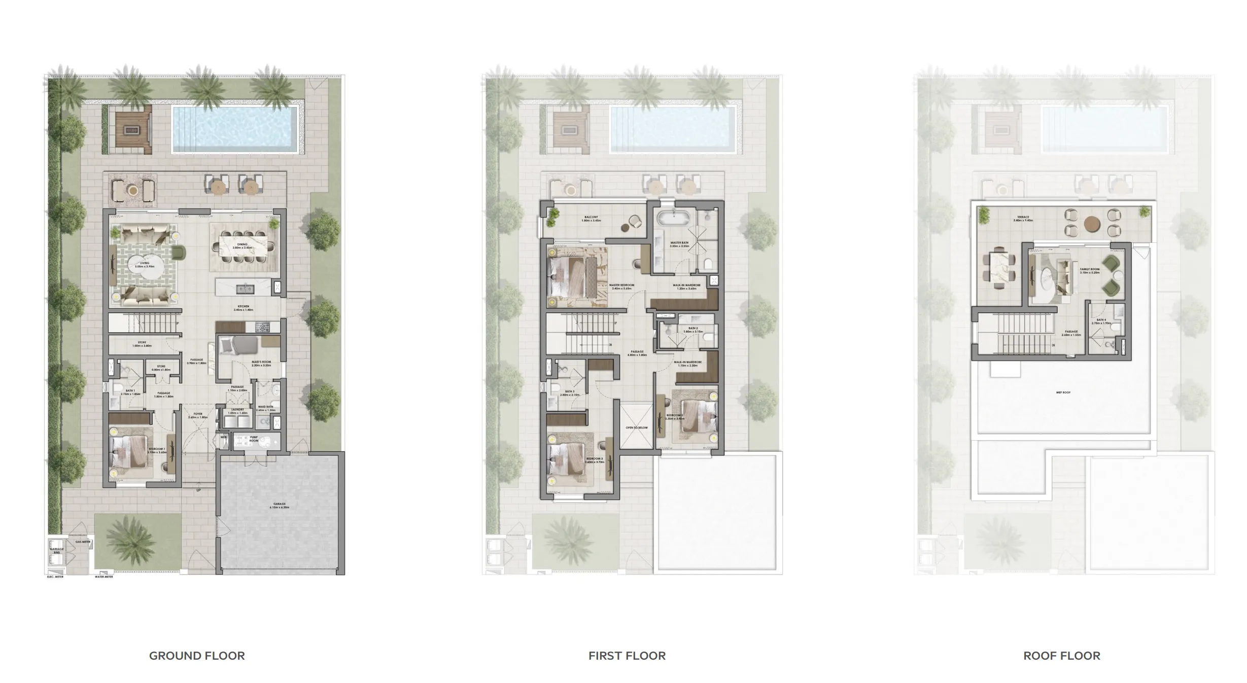 4 BR layout at Serro