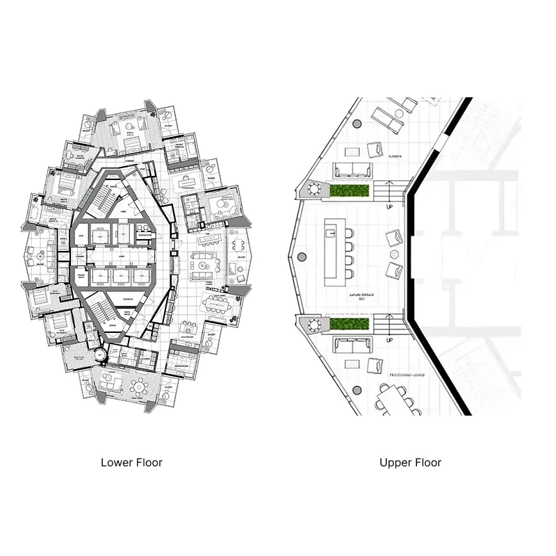 4 BR layout at LIV Marina
