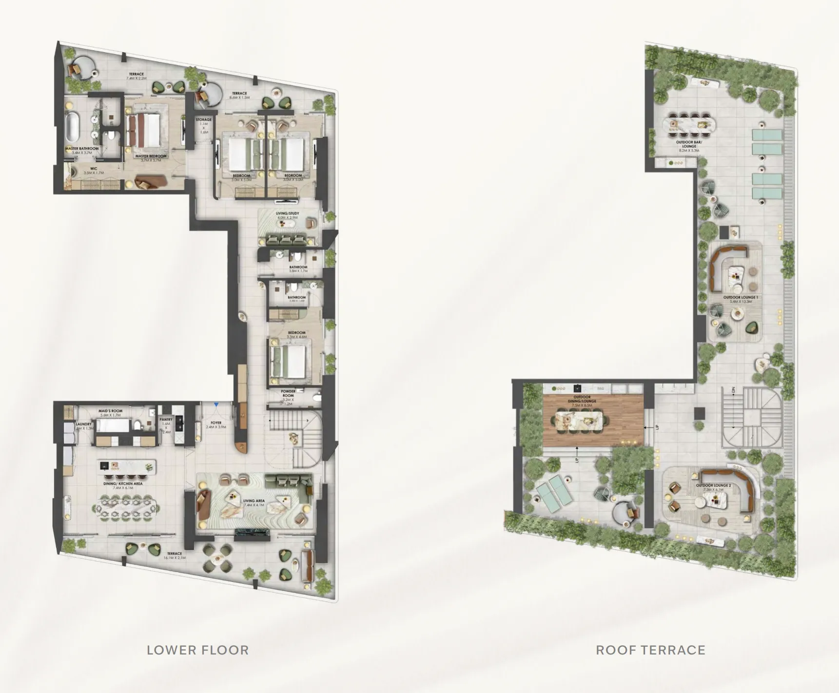 4 BR layout at Orise