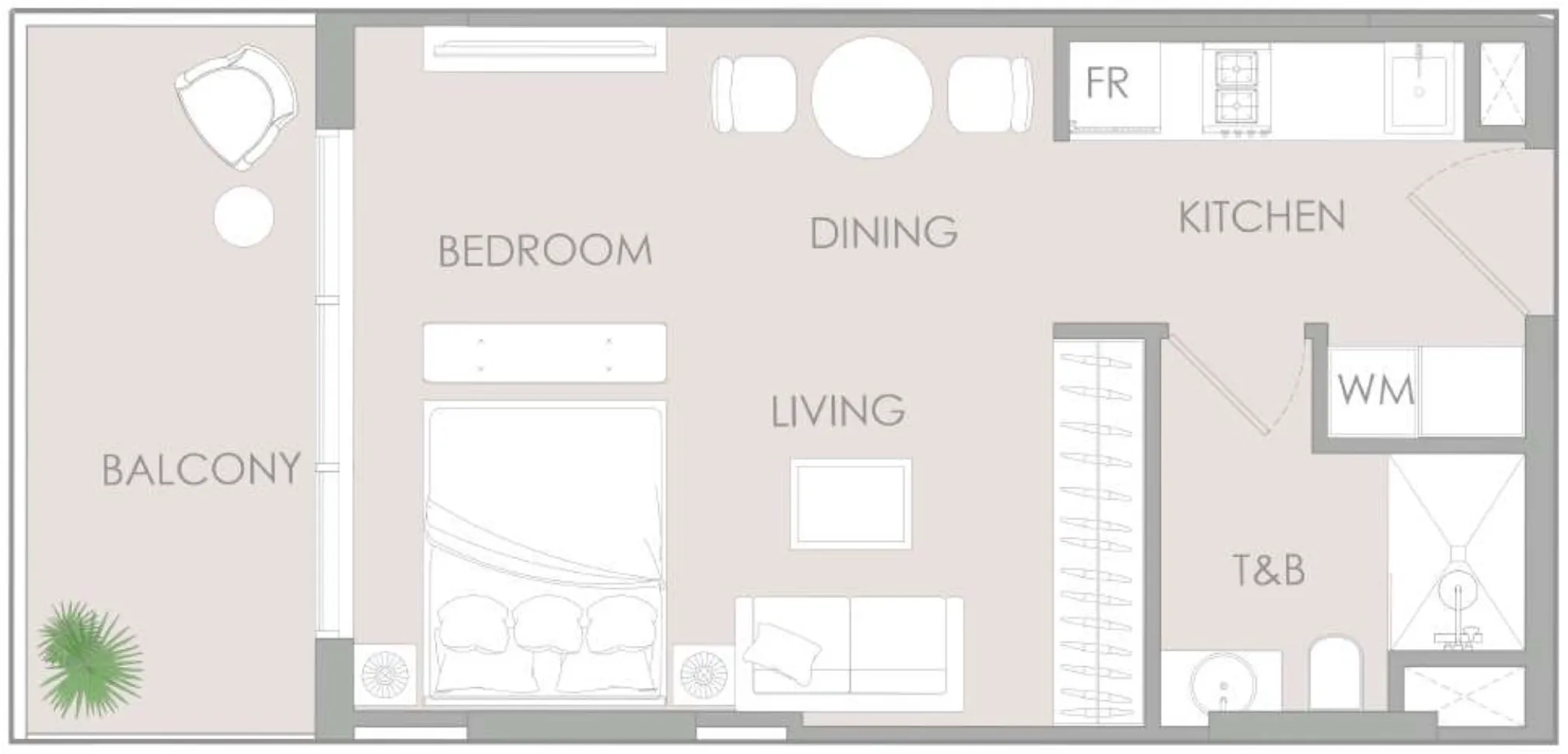 0 BR layout at IR1DIAN Park