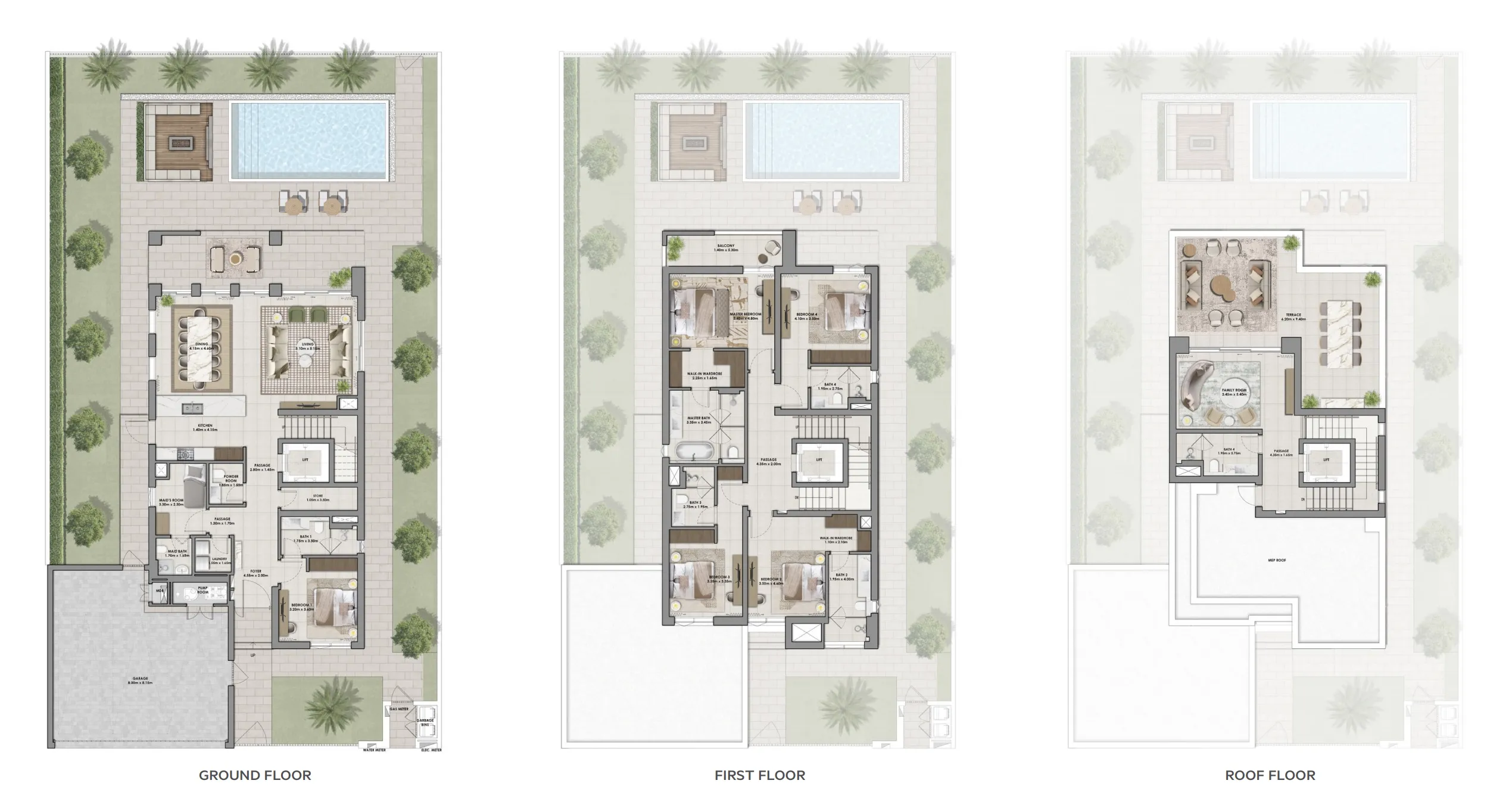 5 BR layout at Serro 2