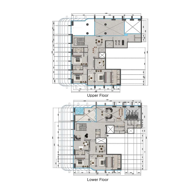 6 BR layout at Tiger Sky Tower