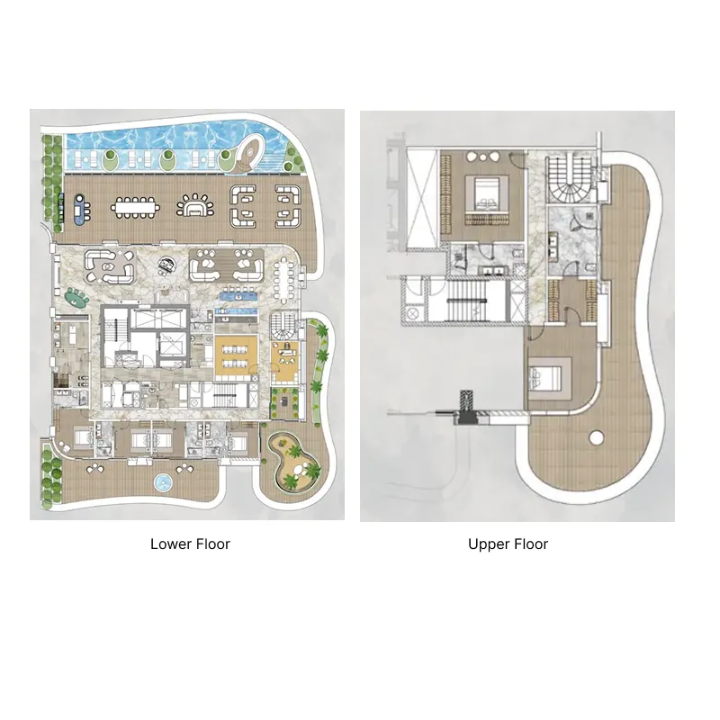 6 BR layout at Casa Canal