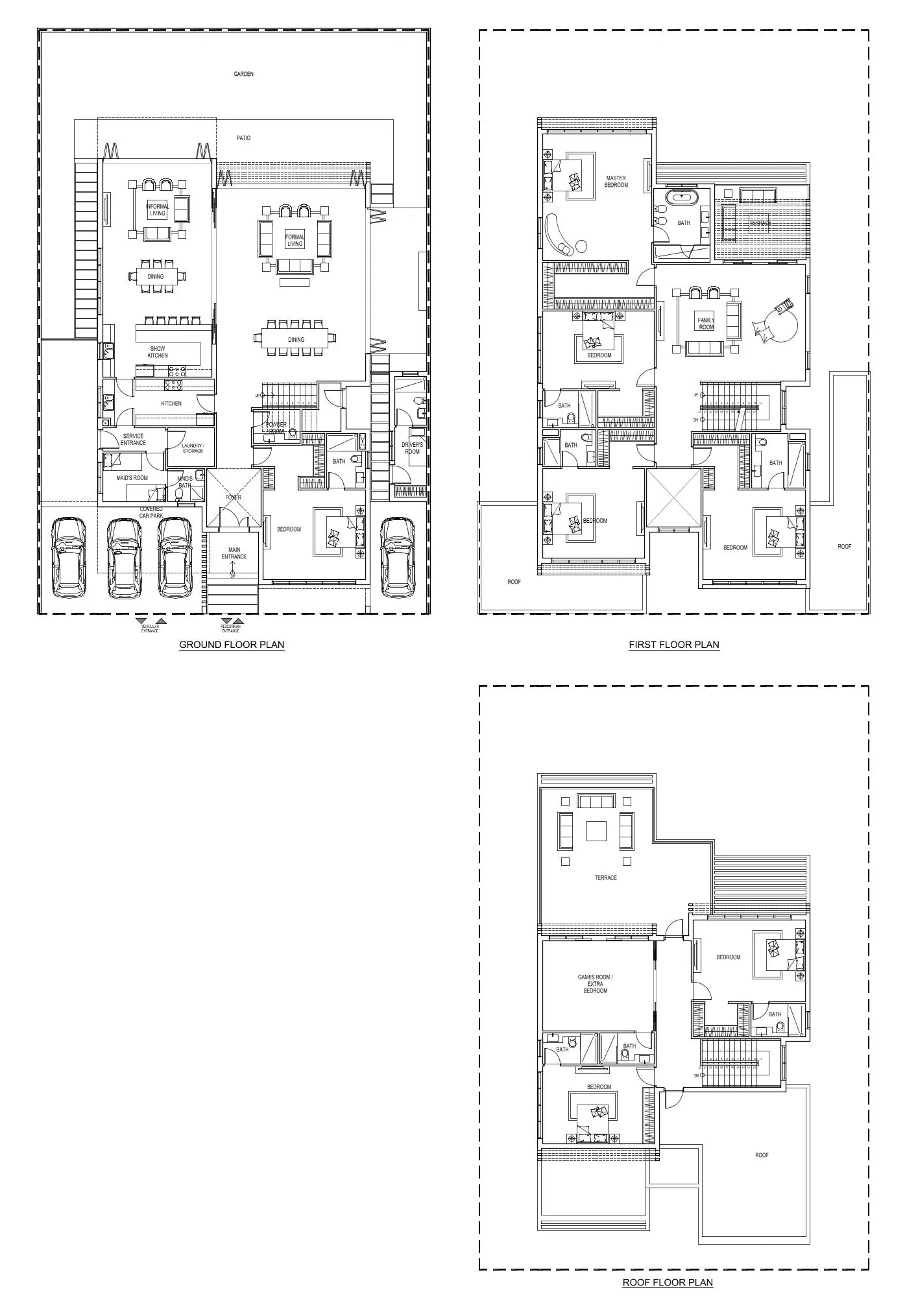 8 BR layout at Damac Hills - Belair Phase 2