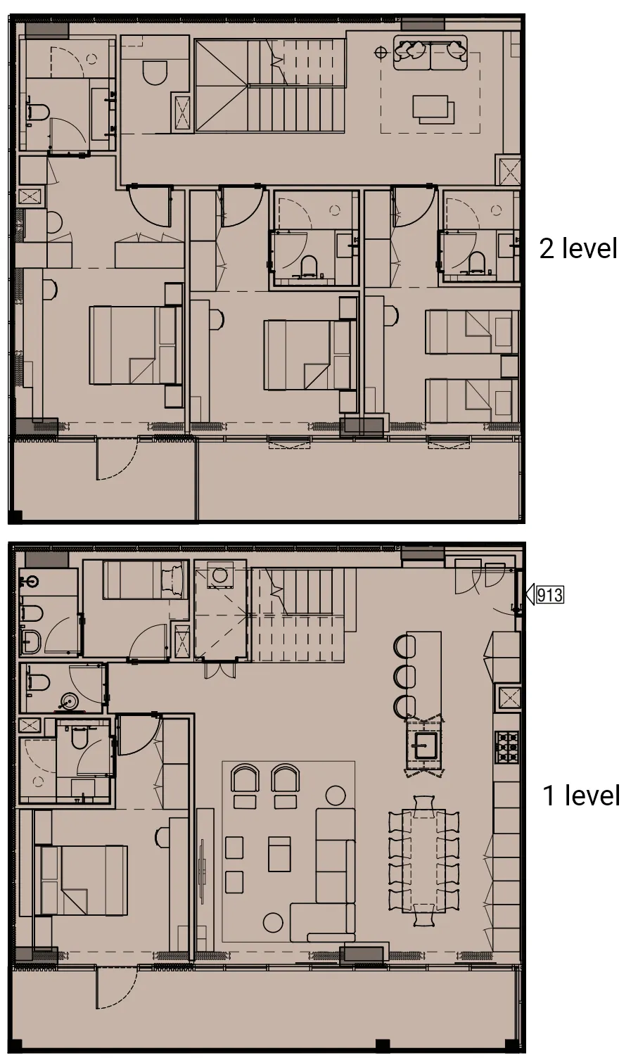 4 BR layout at Wynwood by Imtiaz
