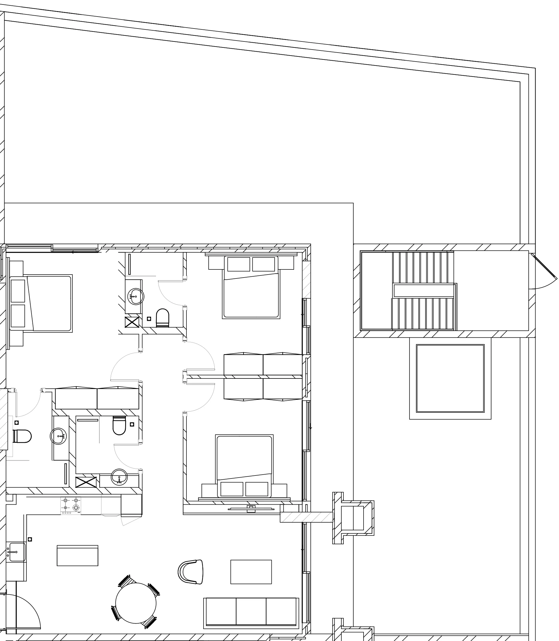3 BR layout at Berkeley Square