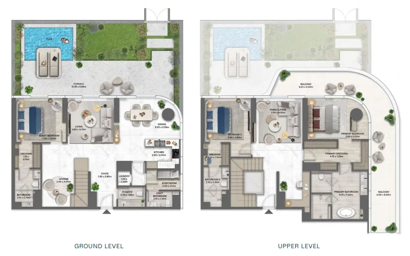 3 BR layout at Passo by Beyond
