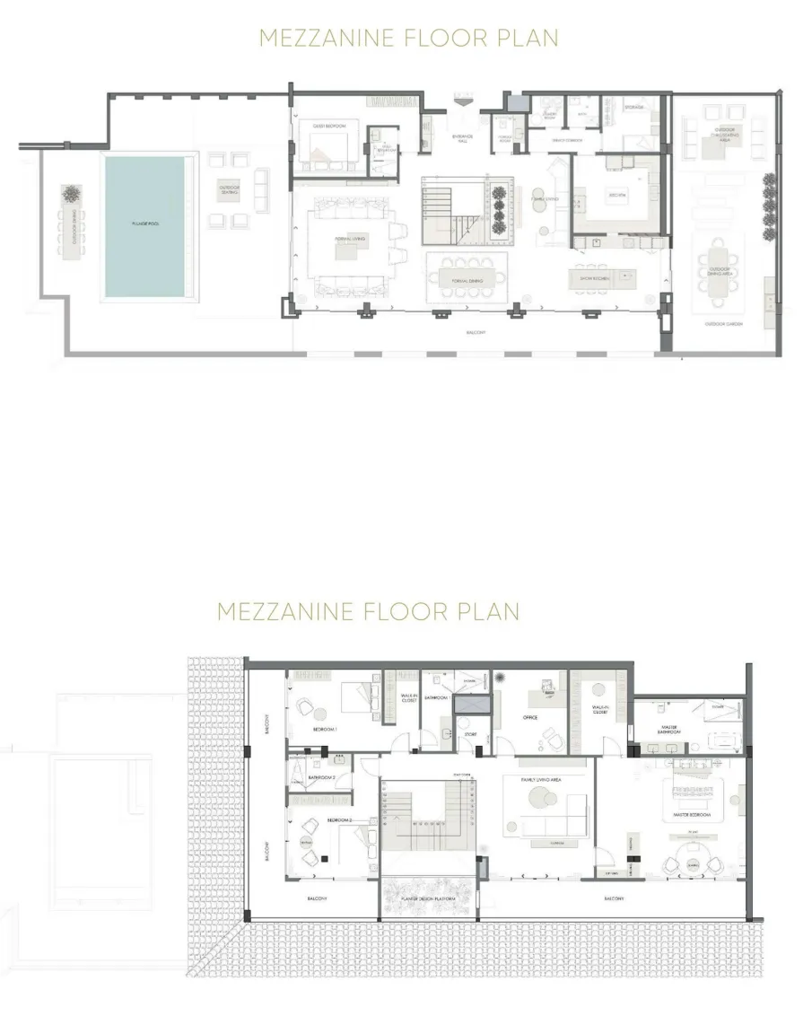 4 BR layout at Anantara Residences