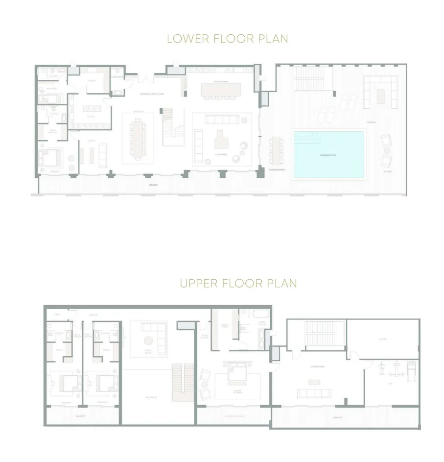 5 BR layout at Anantara Residences