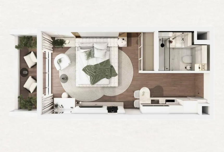 0 BR layout at Barari Gate by ADE