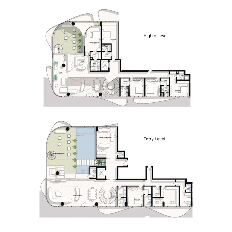 5 BR layout at Coralis Residences