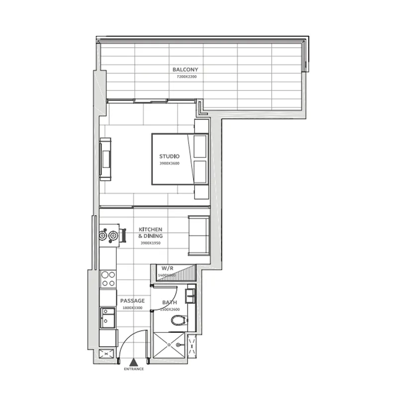 0 BR layout at Solanki One