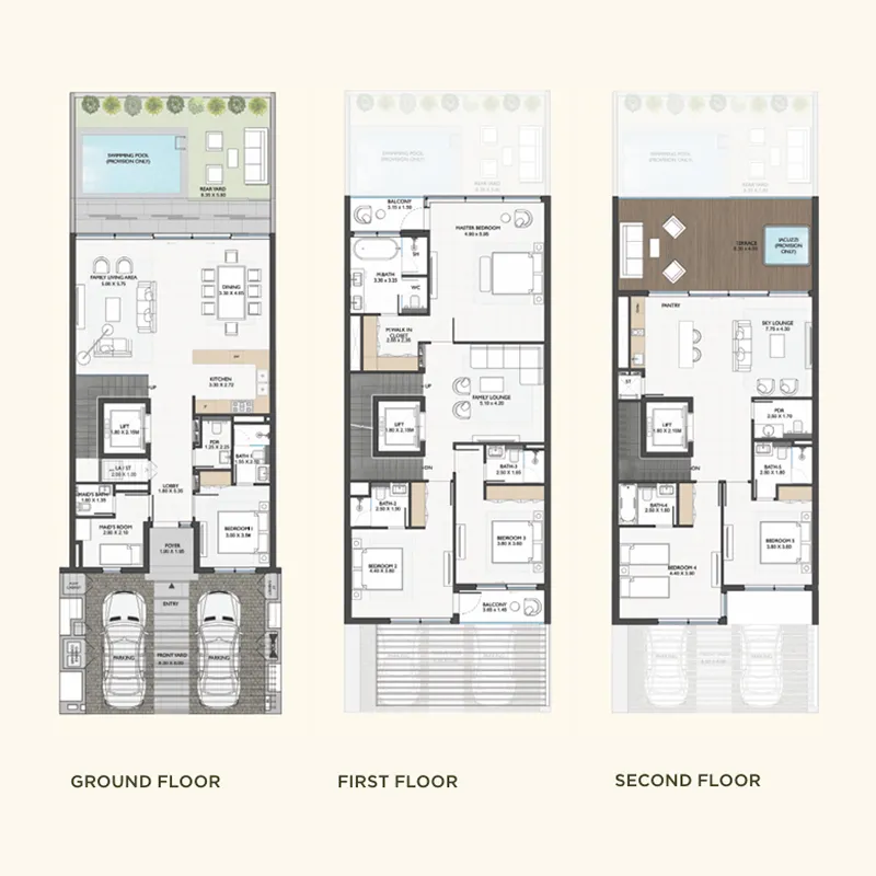6 BR layout at Terra Golf Collection Phase 2