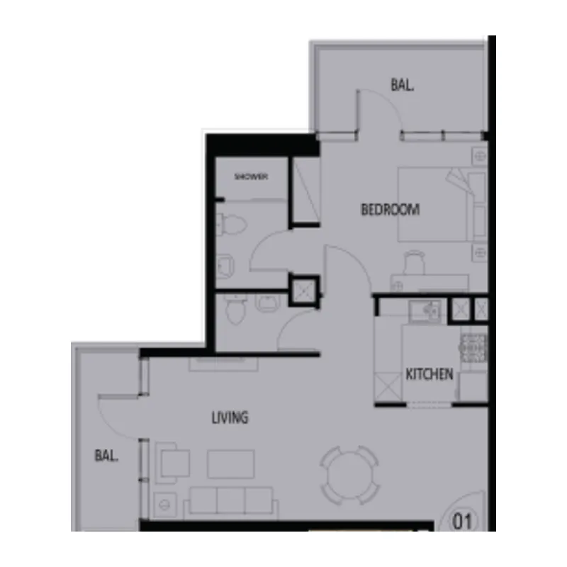 1 BR layout at Elbrus
