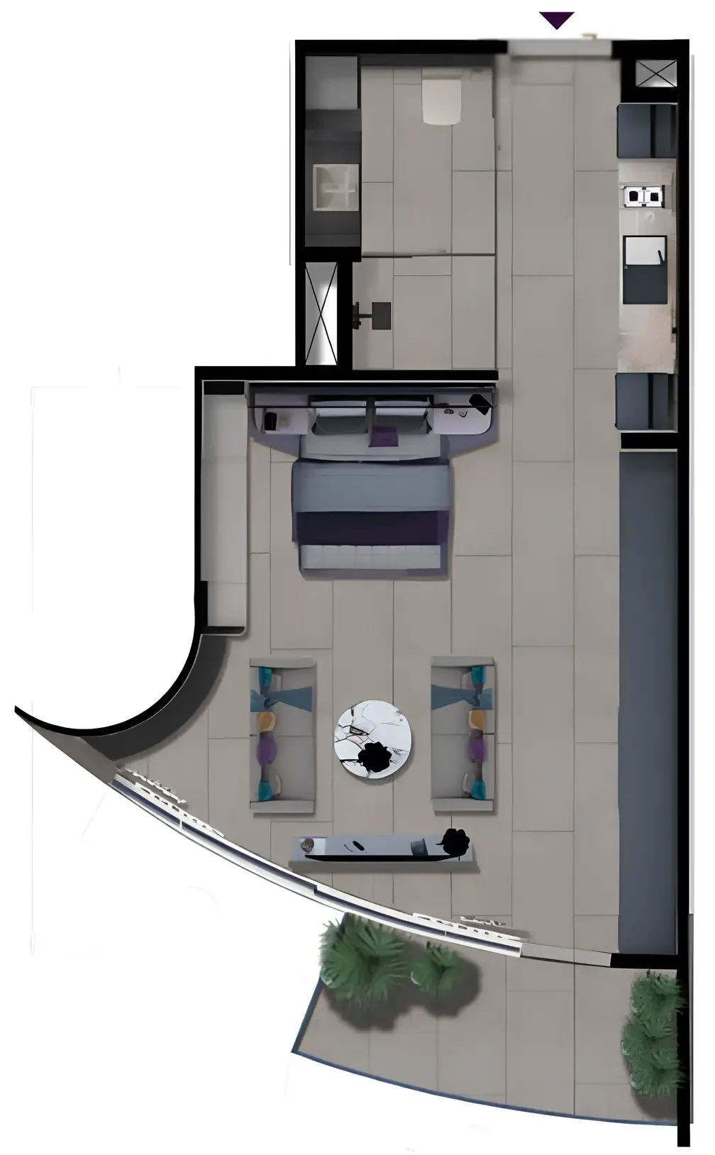 0 BR layout at MBL Signature