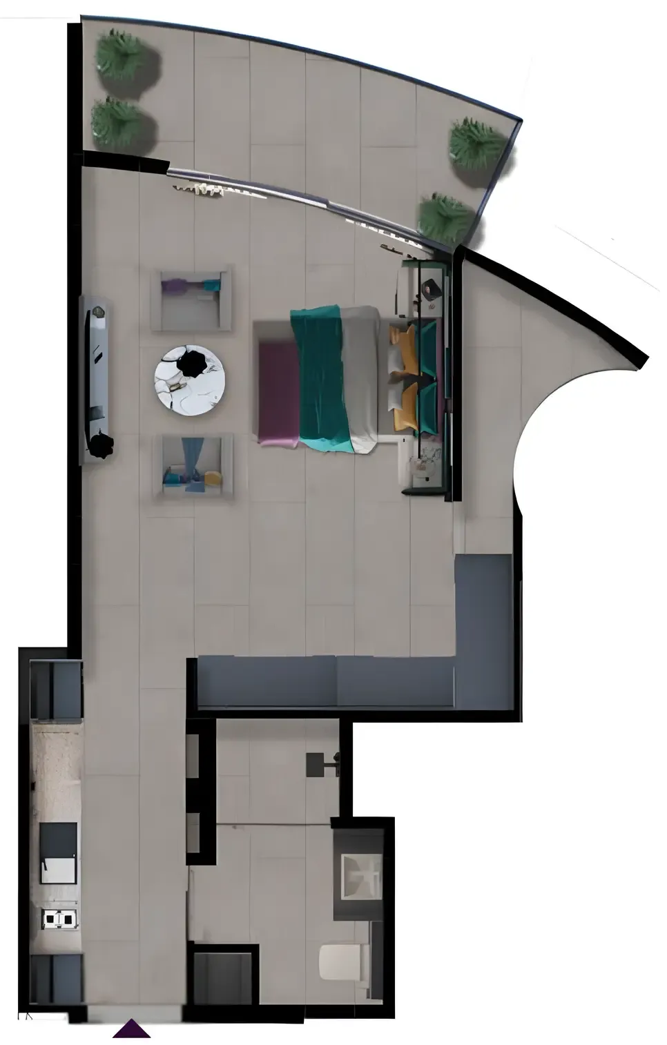 0 BR layout at MBL Signature