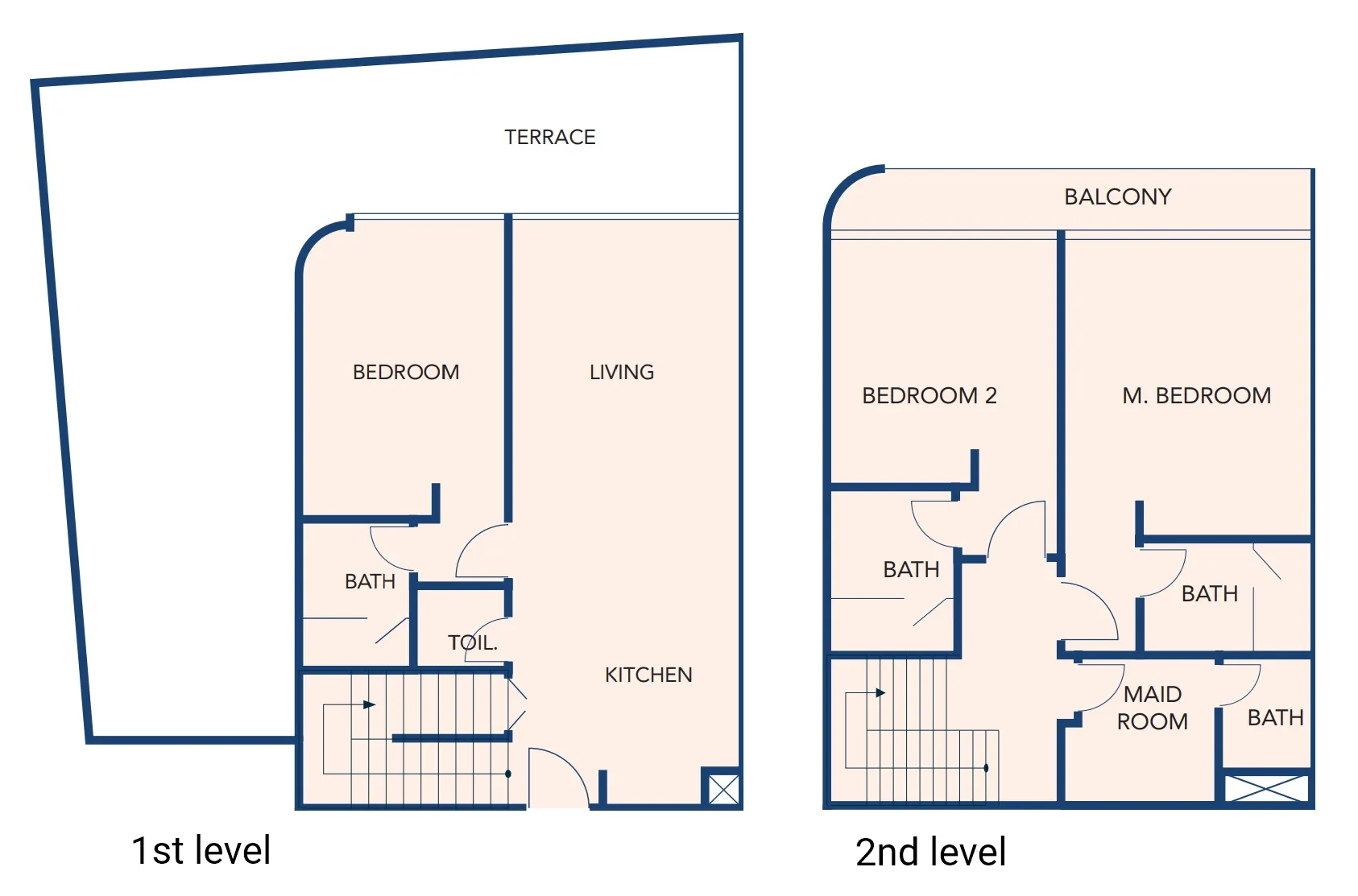 3 BR layout at Sunset Bay One
