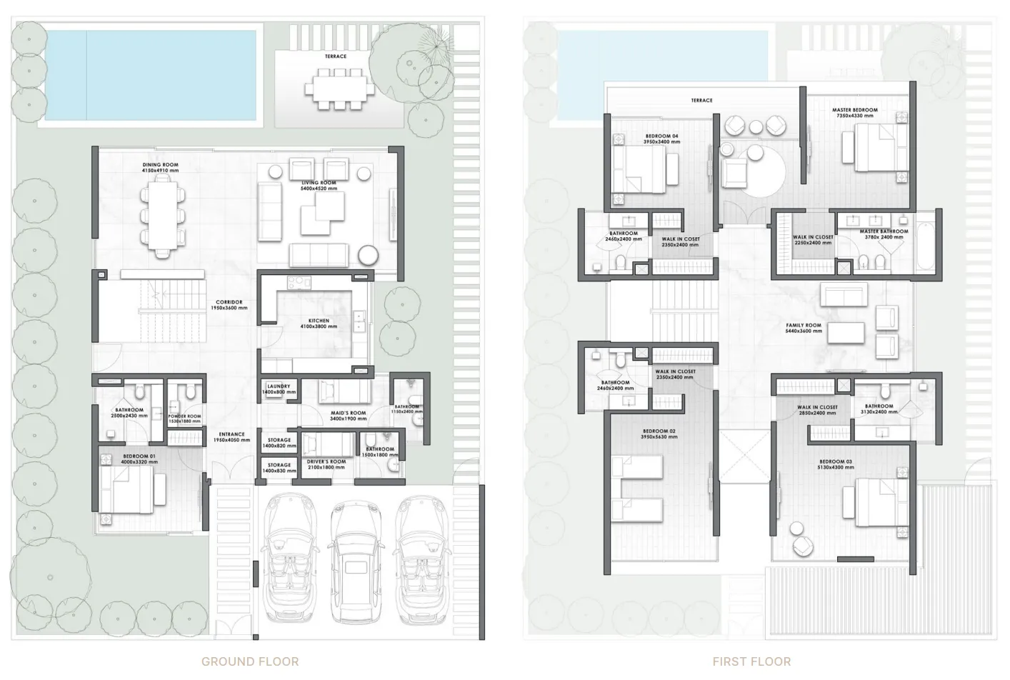 AIDA by Dar Global 5 BR floor plan - Oman, Dubai - by Dar Global
