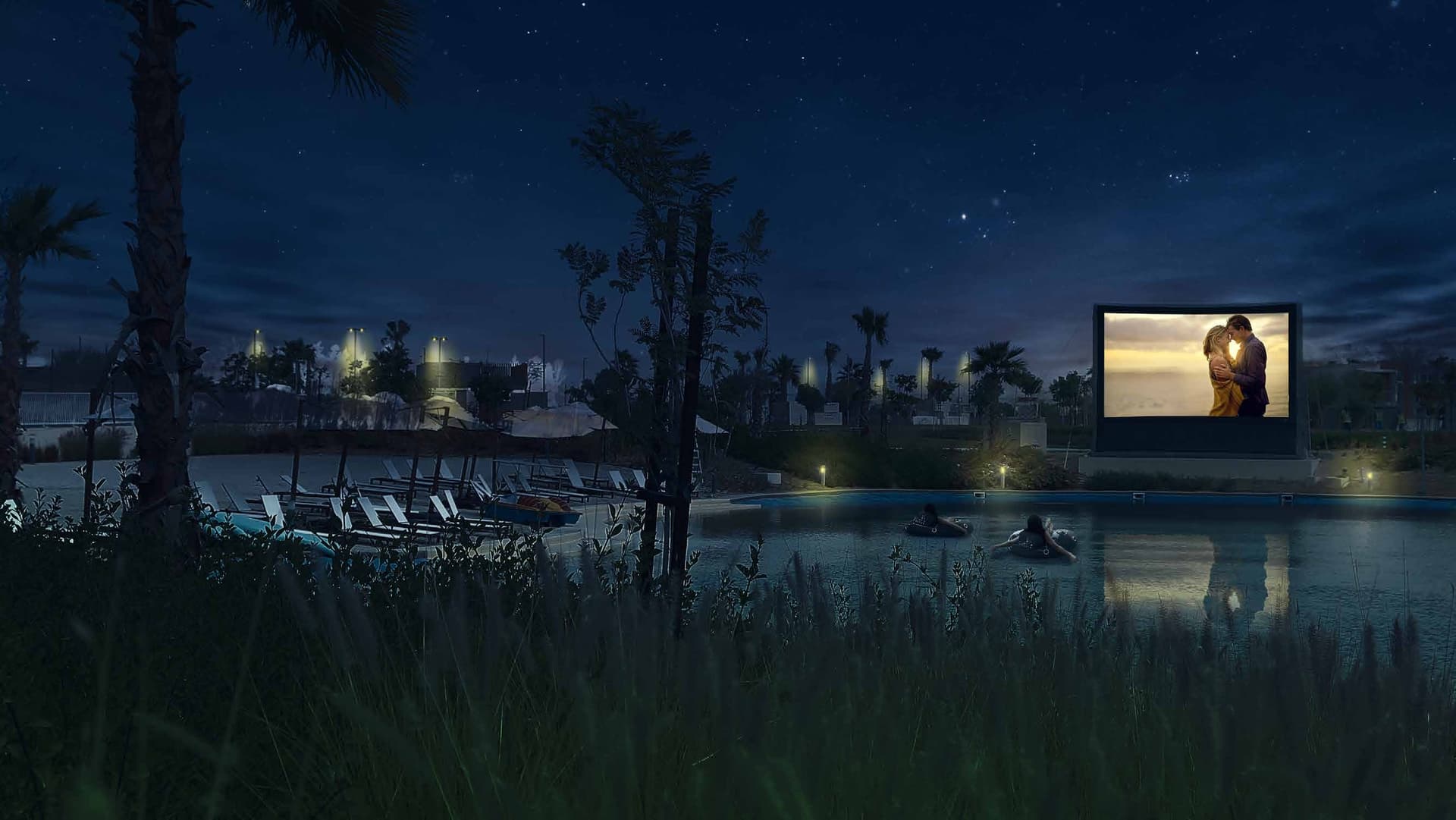 Damac Hills 2 - Virdis amenity Outdoor Cinema in Damac Hills 2, Dubai