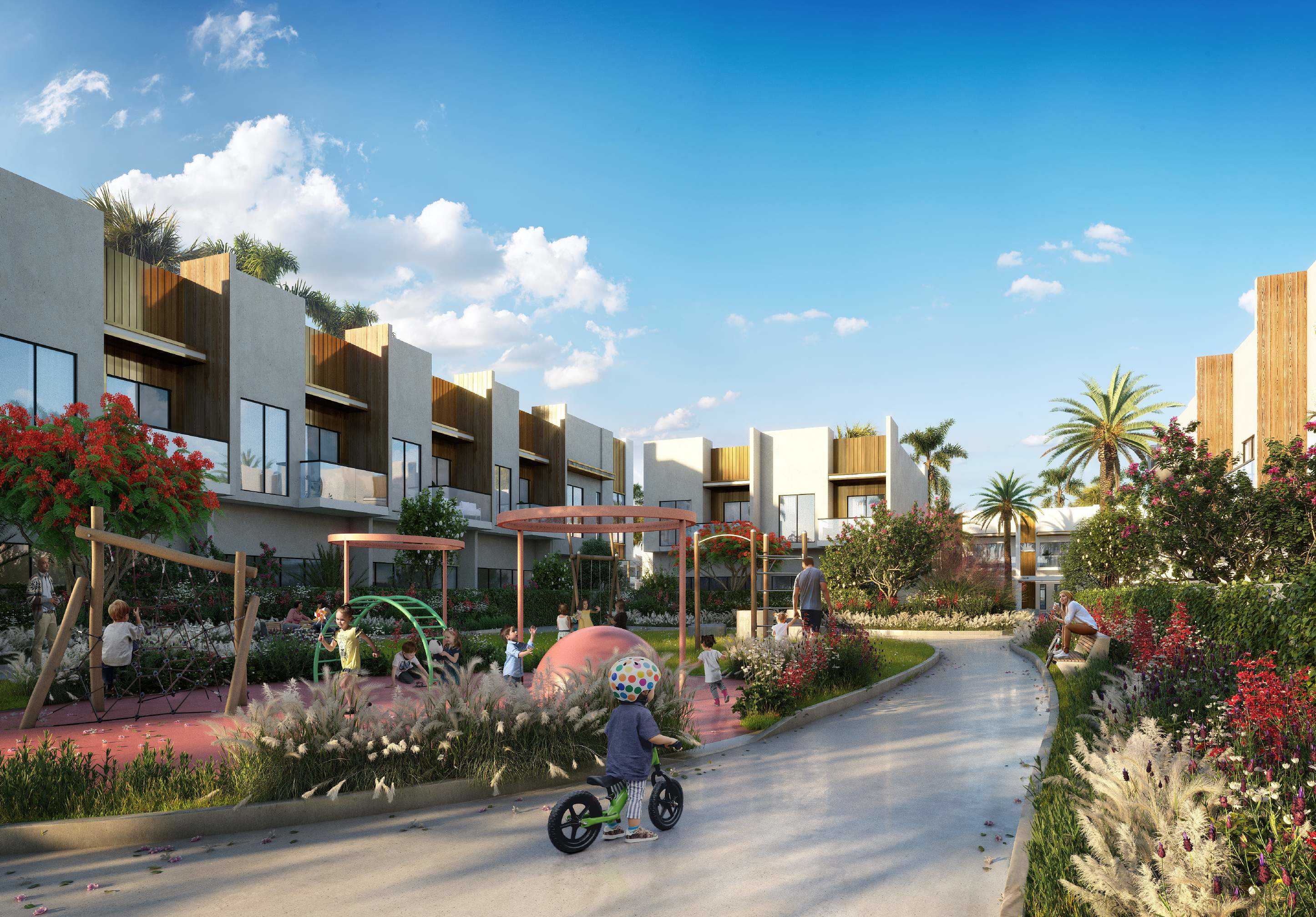 Mag City Townhouses exterior view - Al Quoz 2, Dubai - by MAG