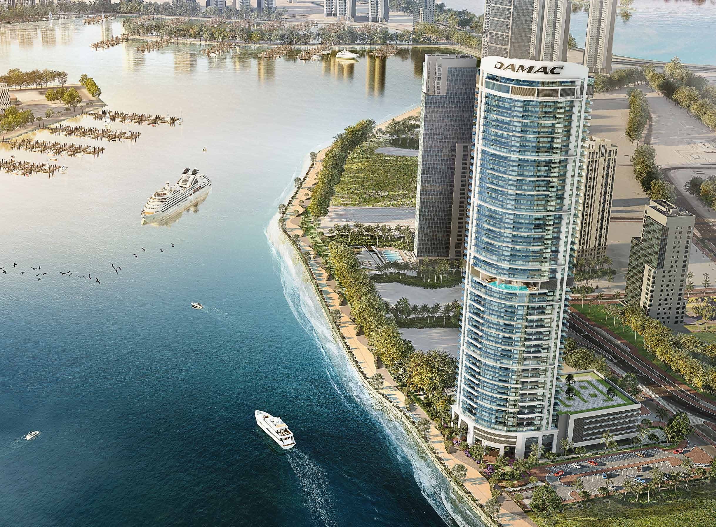 Damac Harbour Lights exterior view - Maritime City, Dubai - by DAMAC