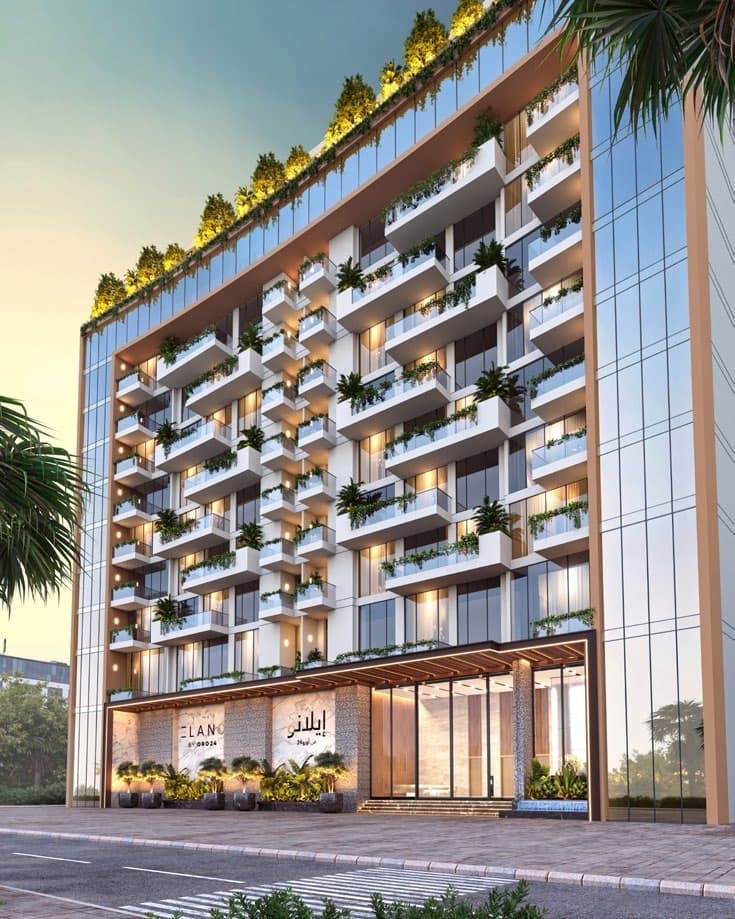 Elano exterior view - Arjan, Dubai - by ORO 24