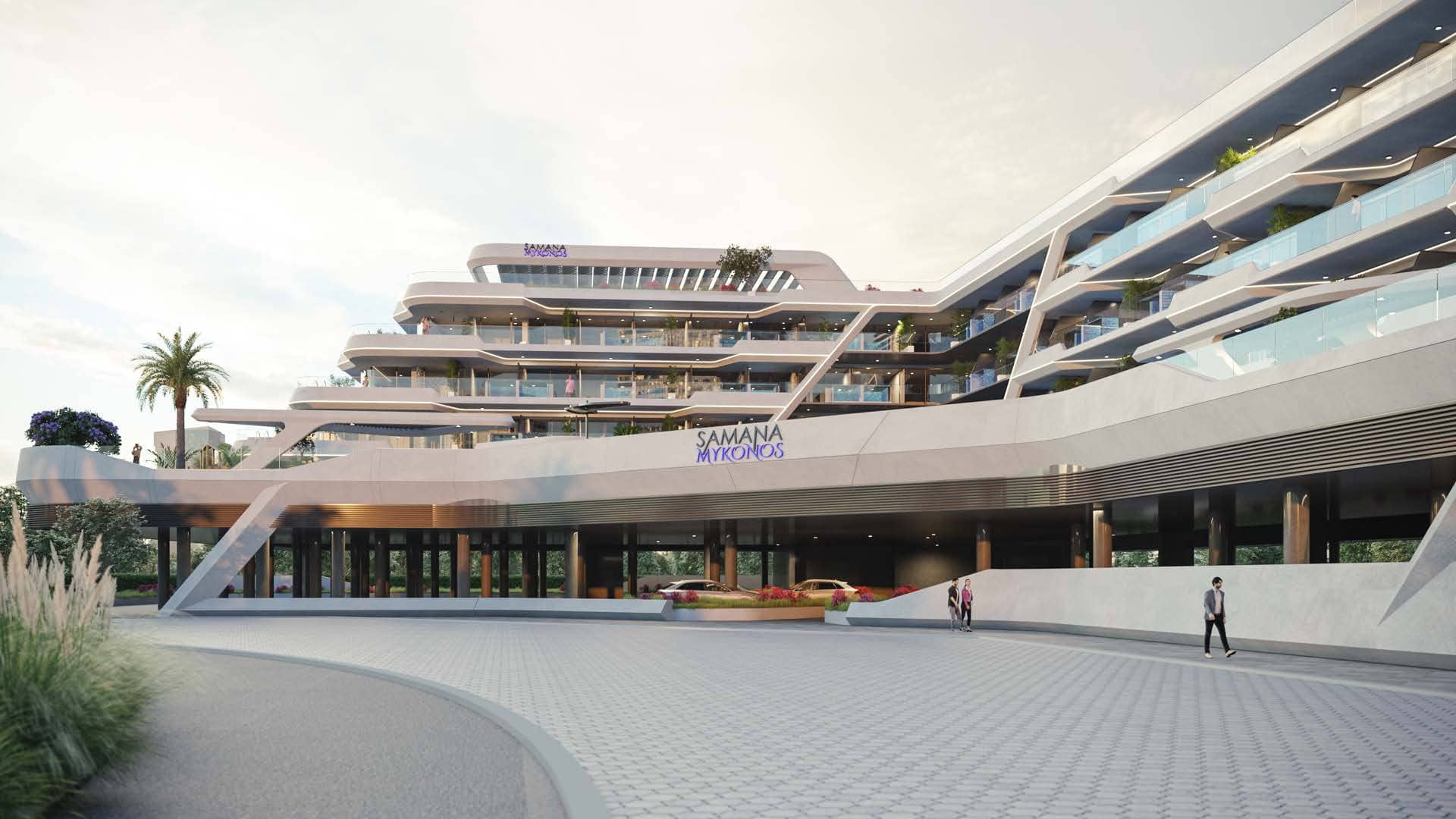 Samana Mykonos exterior view - Dubai Studio City, Dubai - by Samana