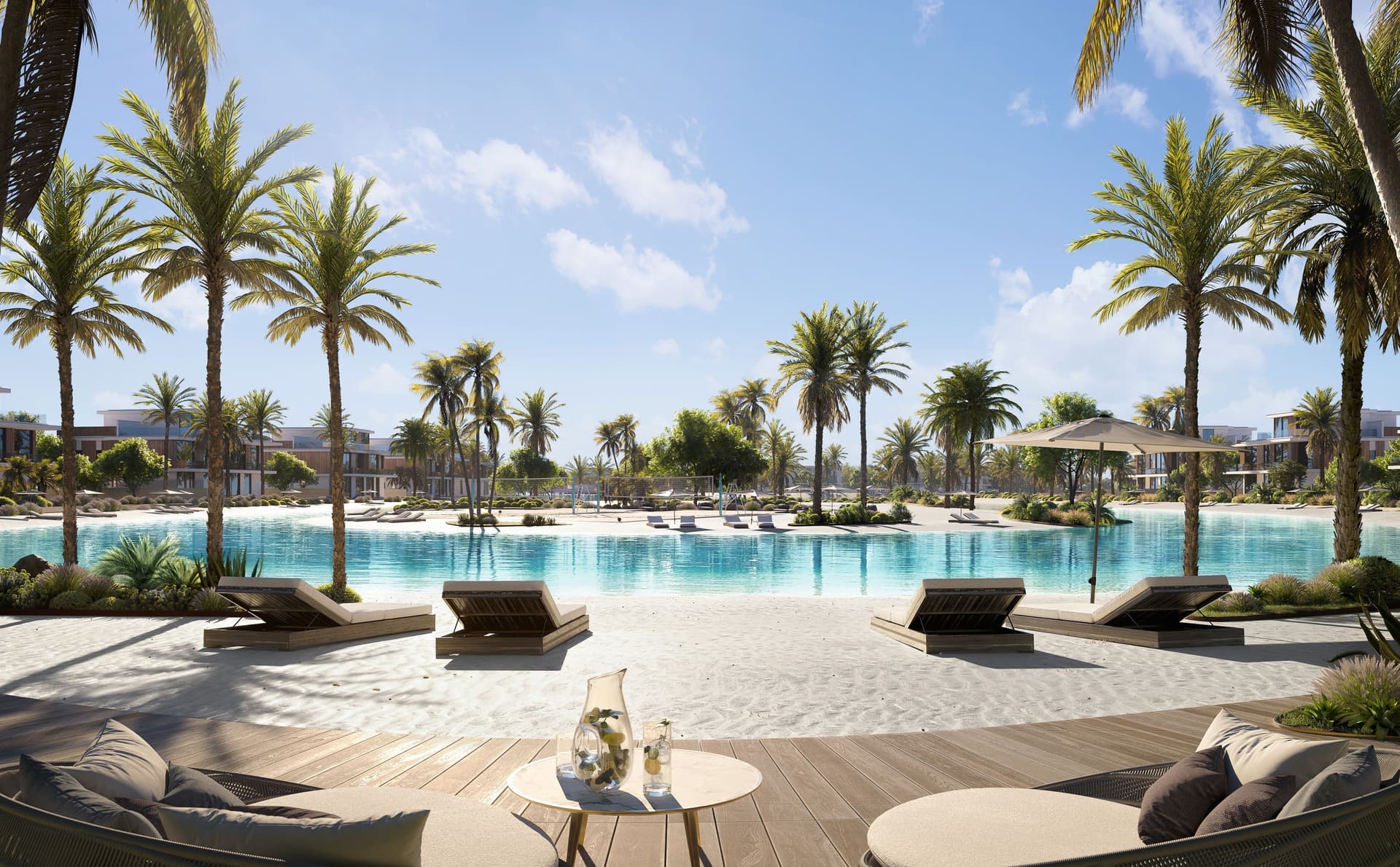 District One West amenity Sandy Beaches in Al Quoz 2, Dubai, by Nakheel