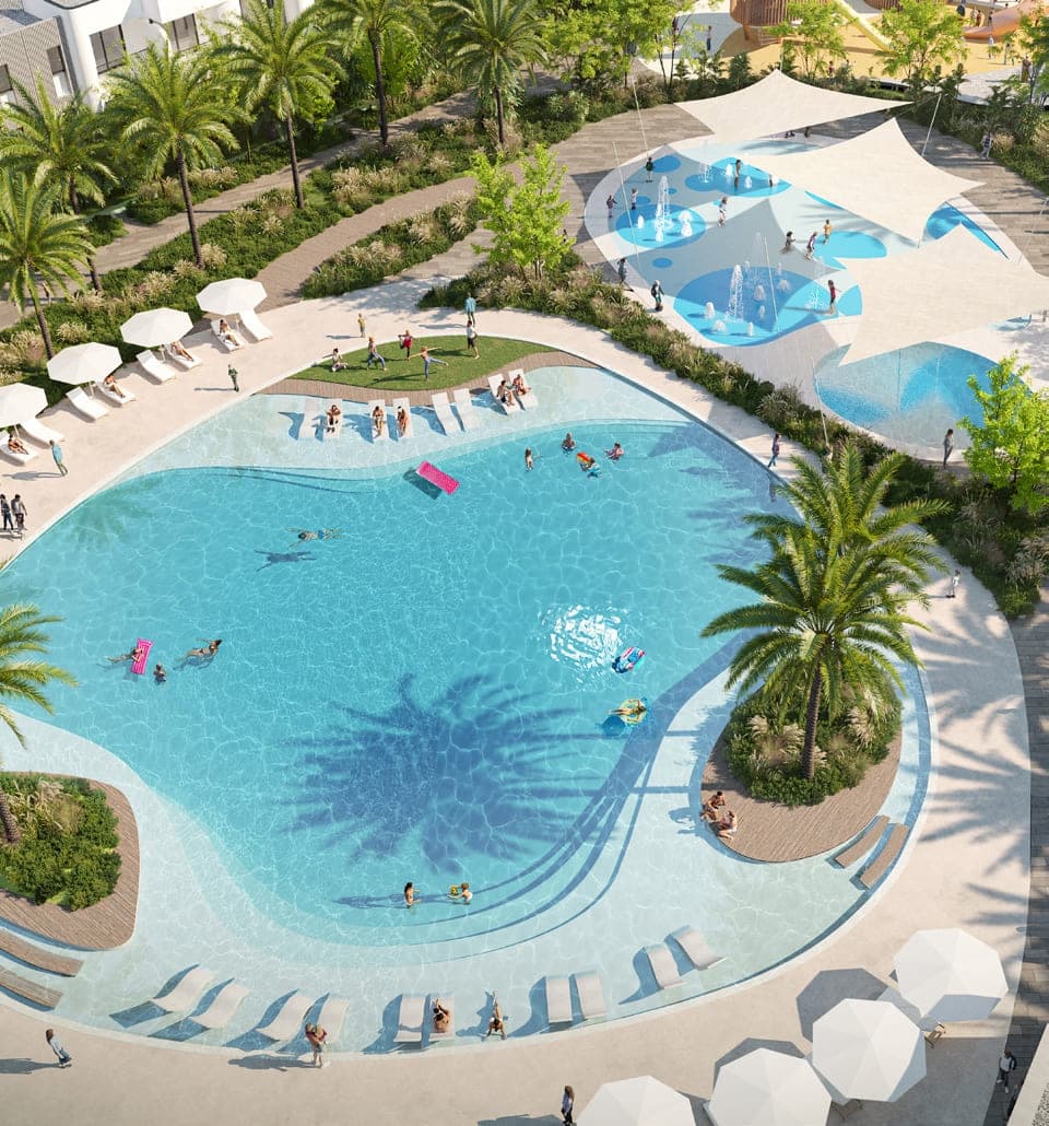 ANYA Townhouses amenity Swimming Pool in Arabian Ranches 3, Dubai, by Emaar