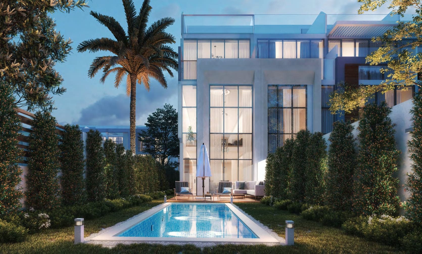 Verdana II amenity Swimming Pool in Dubai Investments Park, Dubai, by Reportage Properties