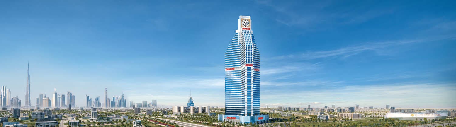 Timez exterior view in Dubai Silicon Oasis, Dubai, by Danube