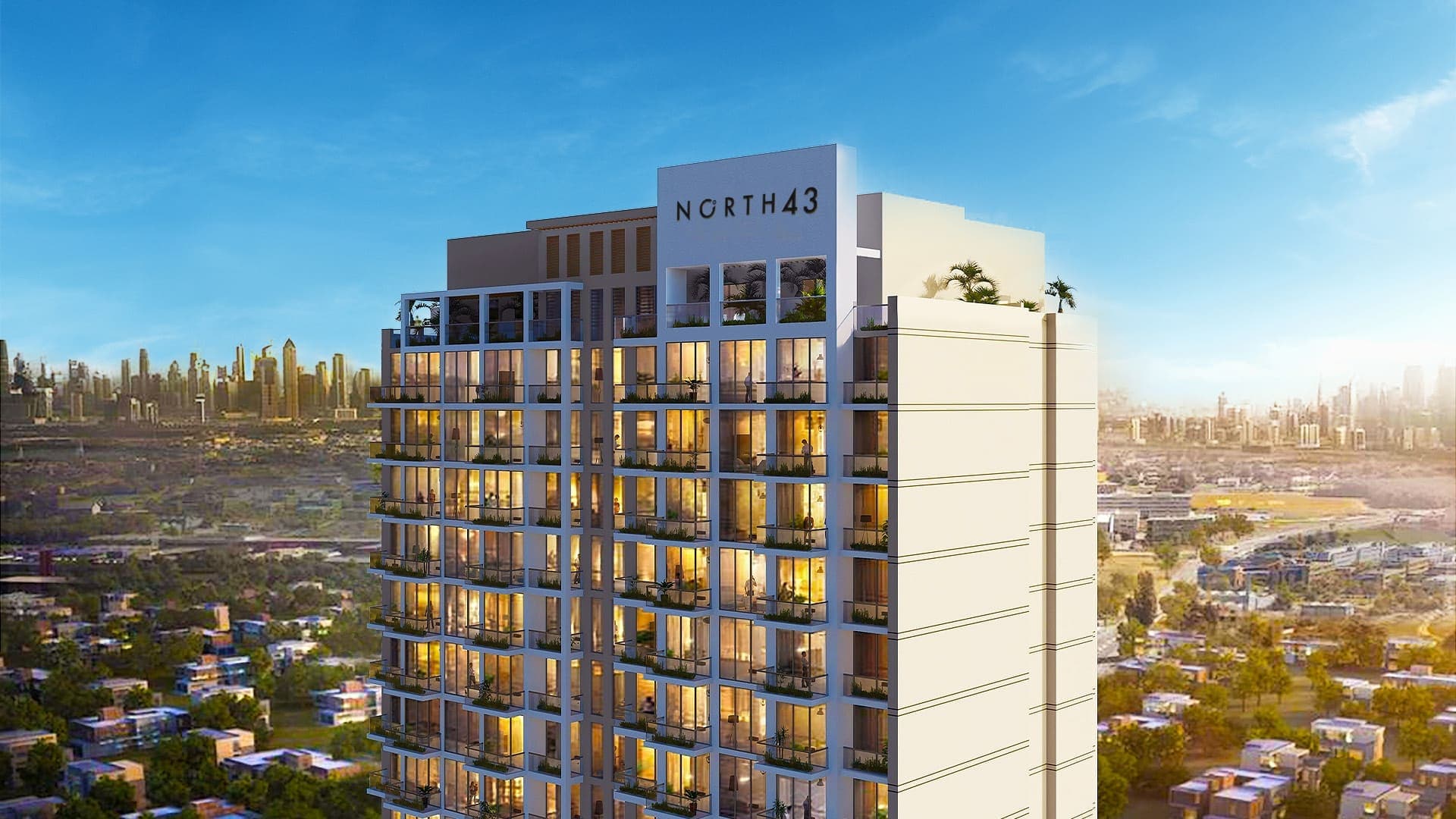 North 43 exterior view - JVC (Jumeirah Village Circle), Dubai - by Naseeb Group