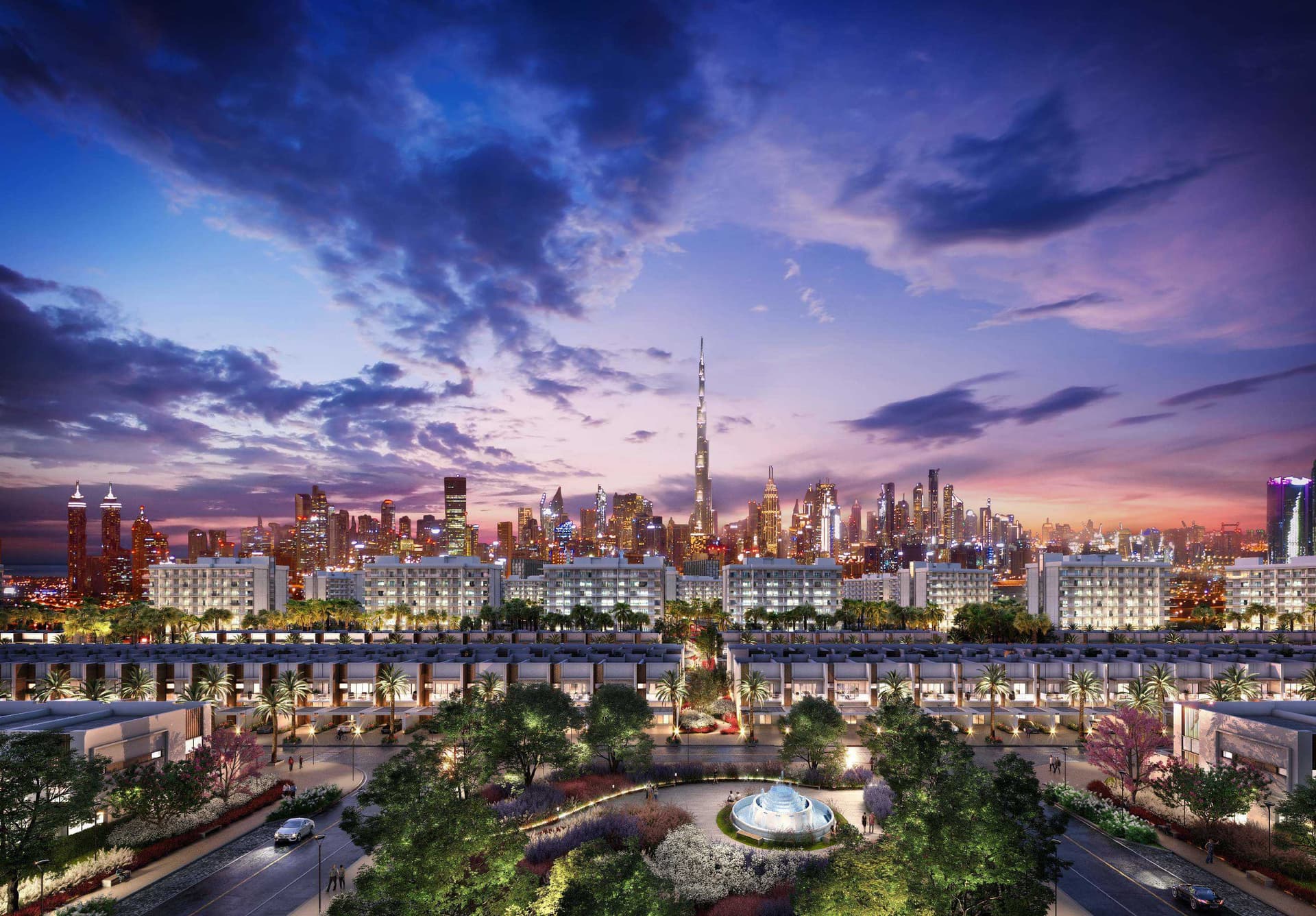 Mag City Townhouses architecture in Al Quoz 2, Dubai