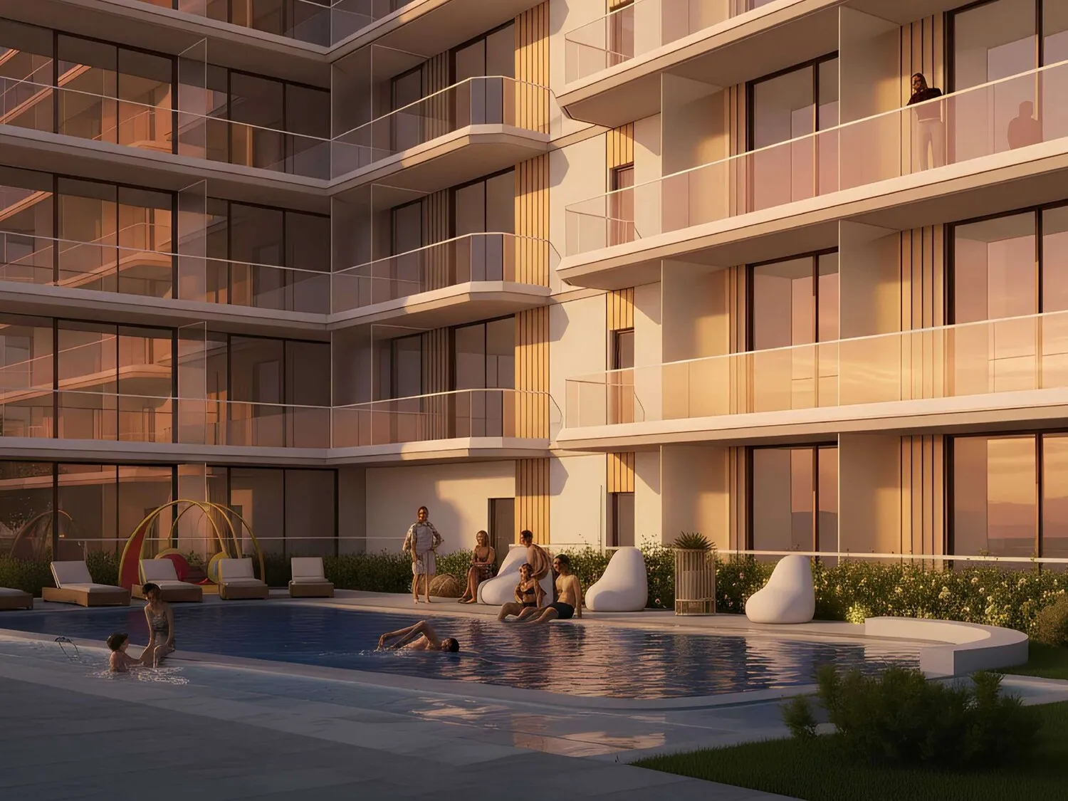 09 Life Residences amenity Swimming Pool - Dubai Land Residence Complex, Dubai - by Deniz Properties