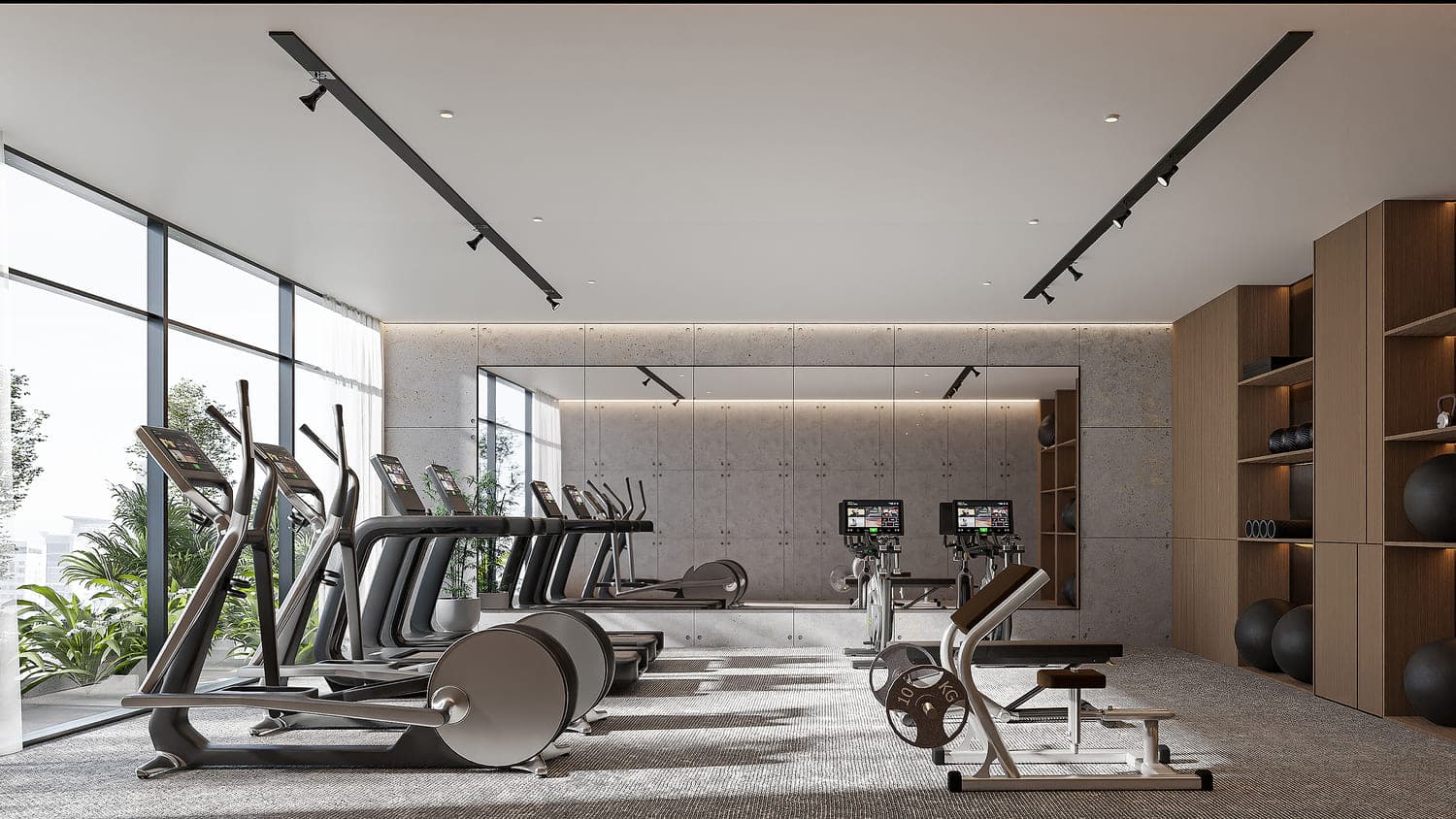 105 Residences by Kamdar amenity Fitness Studio in JVC (Jumeirah Village Circle), Dubai, by Kamdar Developments