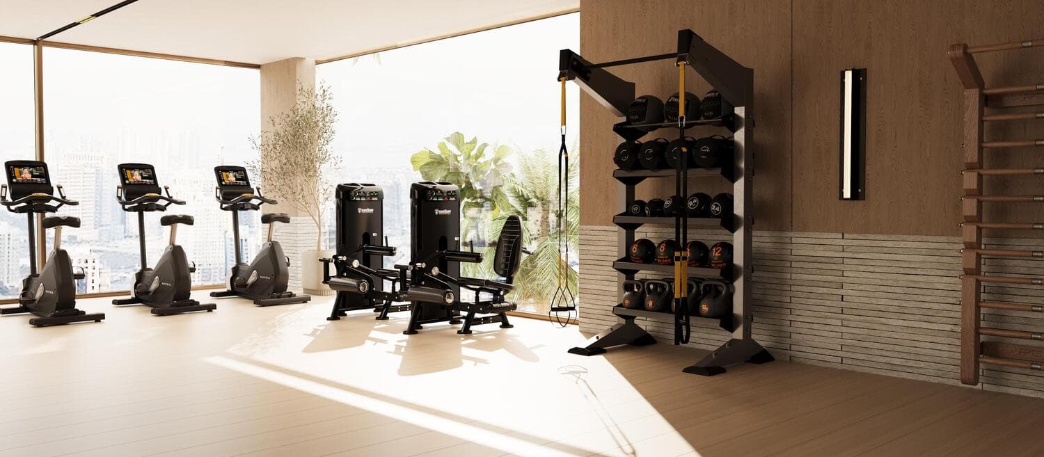 11 Hills Park amenity 2 Gyms With Yoga Area - Dubai Science Park, Dubai - by TownX
