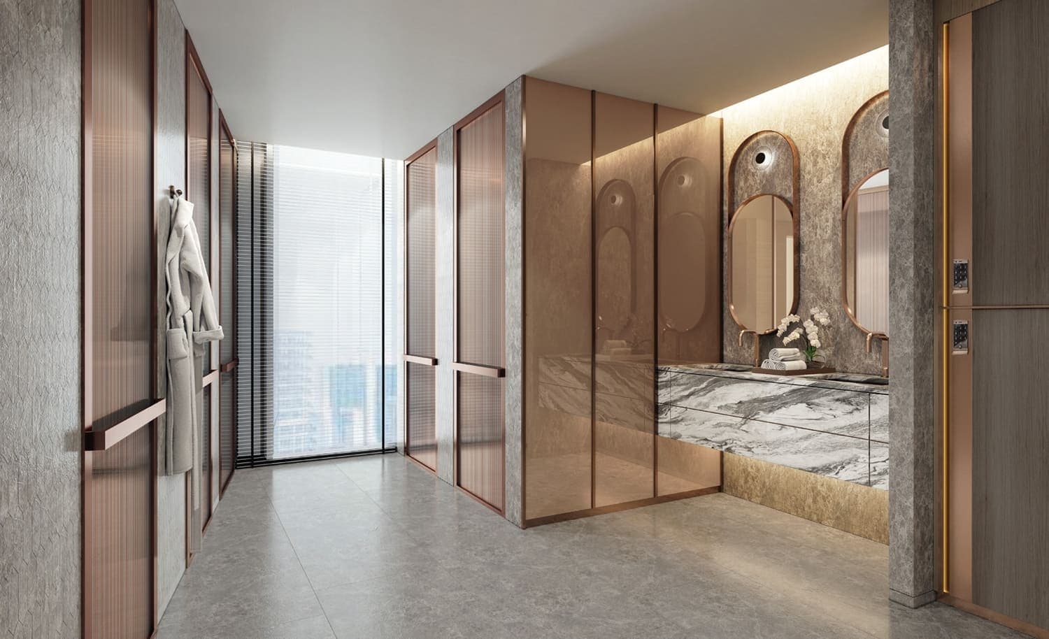 15 Cascade Featured by Versace Ceramics amenity Sauna, Steam & Cold Therapy Room - Dubai Motor City, Dubai - by Iman Developers