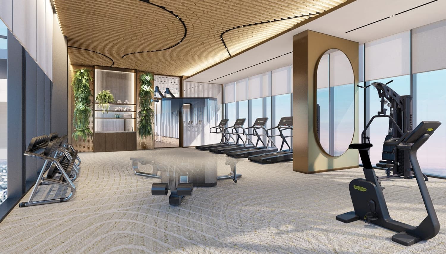 15 Cascade Featured by Versace Ceramics amenity Skyfit Gym - Dubai Motor City, Dubai - by Iman Developers