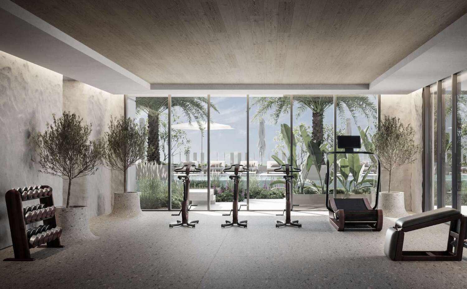 1WOOD amenity State-Of-The-Art Gym - JVC (Jumeirah Village Circle), Dubai - by Object 1