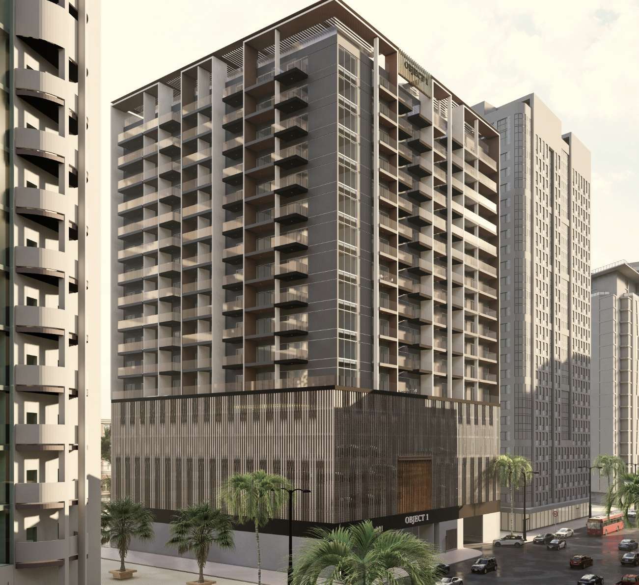 1WOOD exterior view - JVC (Jumeirah Village Circle), Dubai - by Object 1