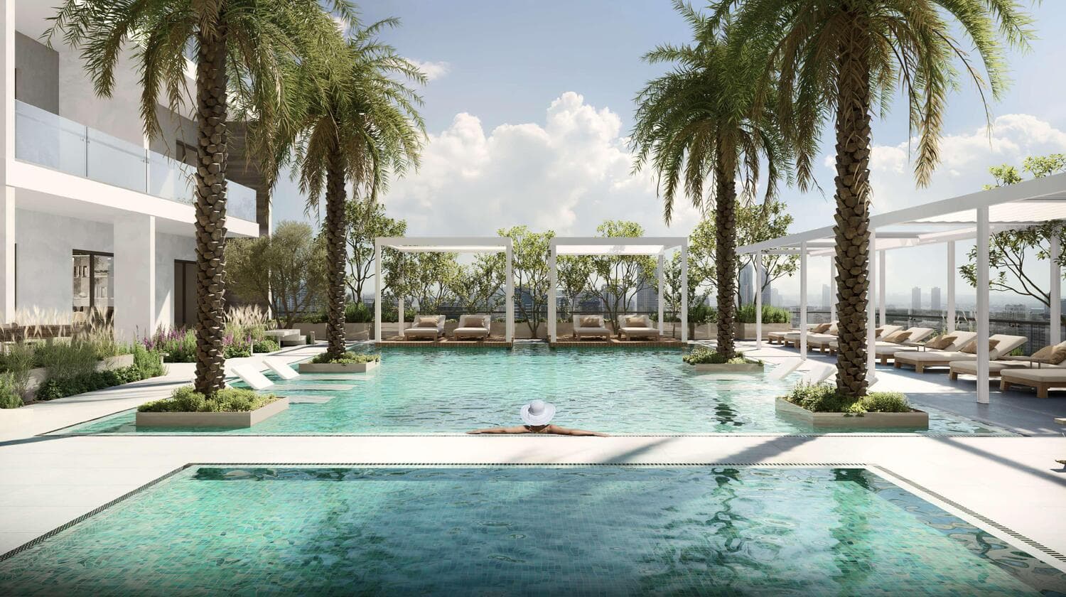 1WOOD Residence 2 amenity Swimming Pool - JVC (Jumeirah Village Circle), Dubai - by Object 1