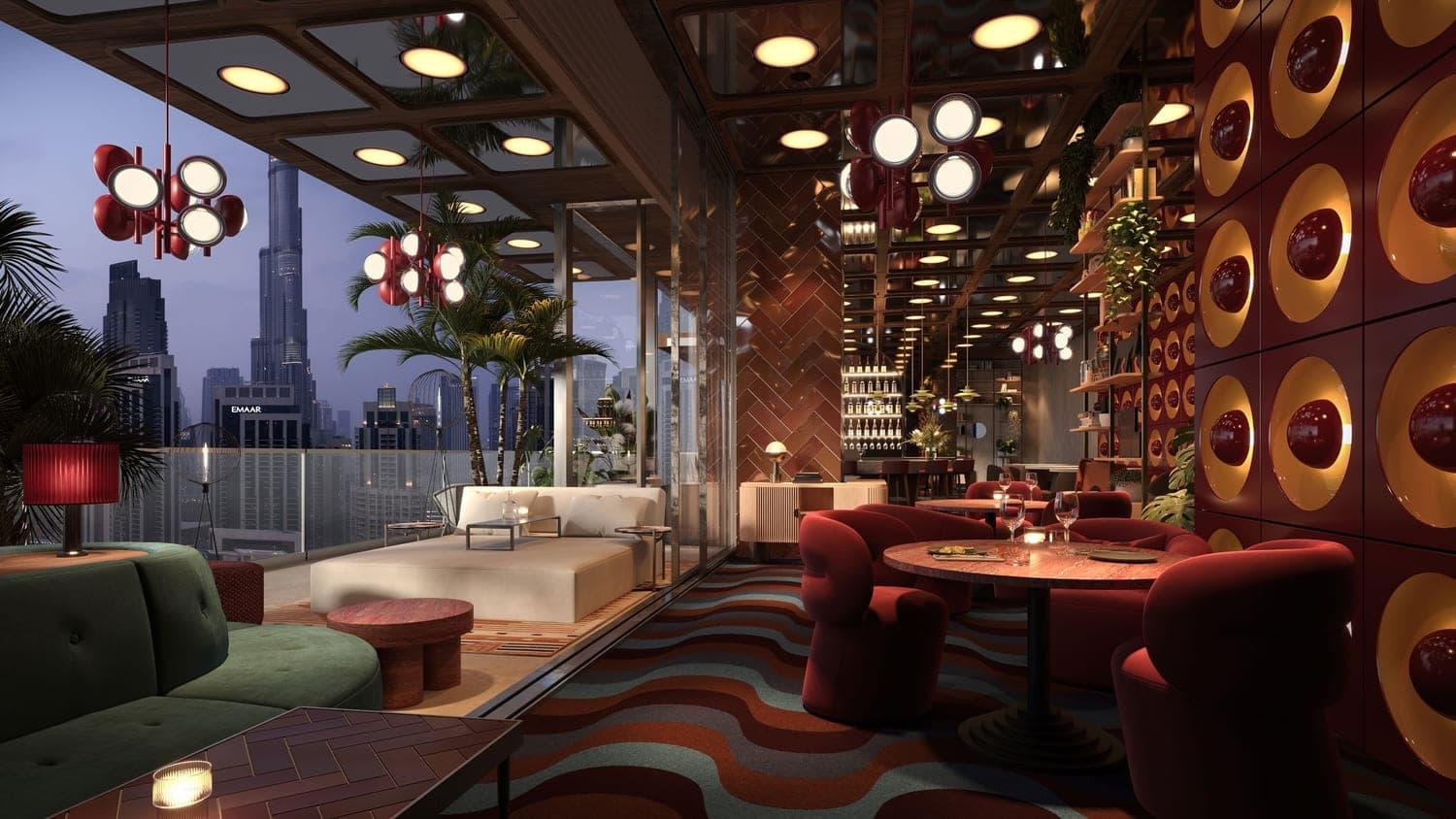 25h Heimat amenity Exclusive 63rd Floor Sky Lounge - Downtown Dubai, Dubai - by East and West International Group