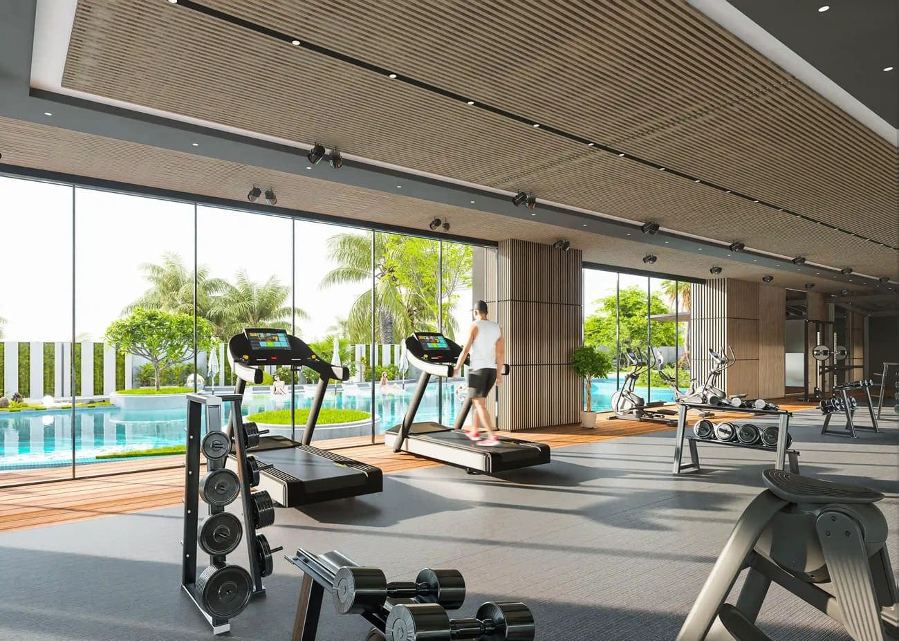 311 Boulevard amenity Health Club - JVC (Jumeirah Village Circle), Dubai - by BAMX Development