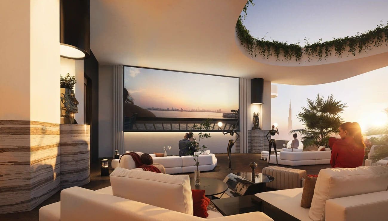311 Boulevard amenity Leisure & Entertainment Squash Courts & Rooftop Cinema - JVC (Jumeirah Village Circle), Dubai - by BAMX Development