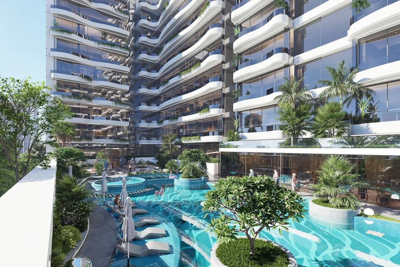 311 Boulevard amenity Swimming Pool in JVC (Jumeirah Village Circle), Dubai, by BAMX Development