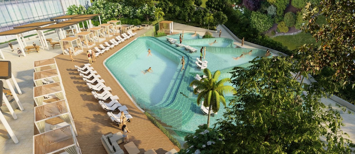320 Riverside Crescent amenity Swimming Pools - Sobha Hartland 2, Dubai - by Sobha