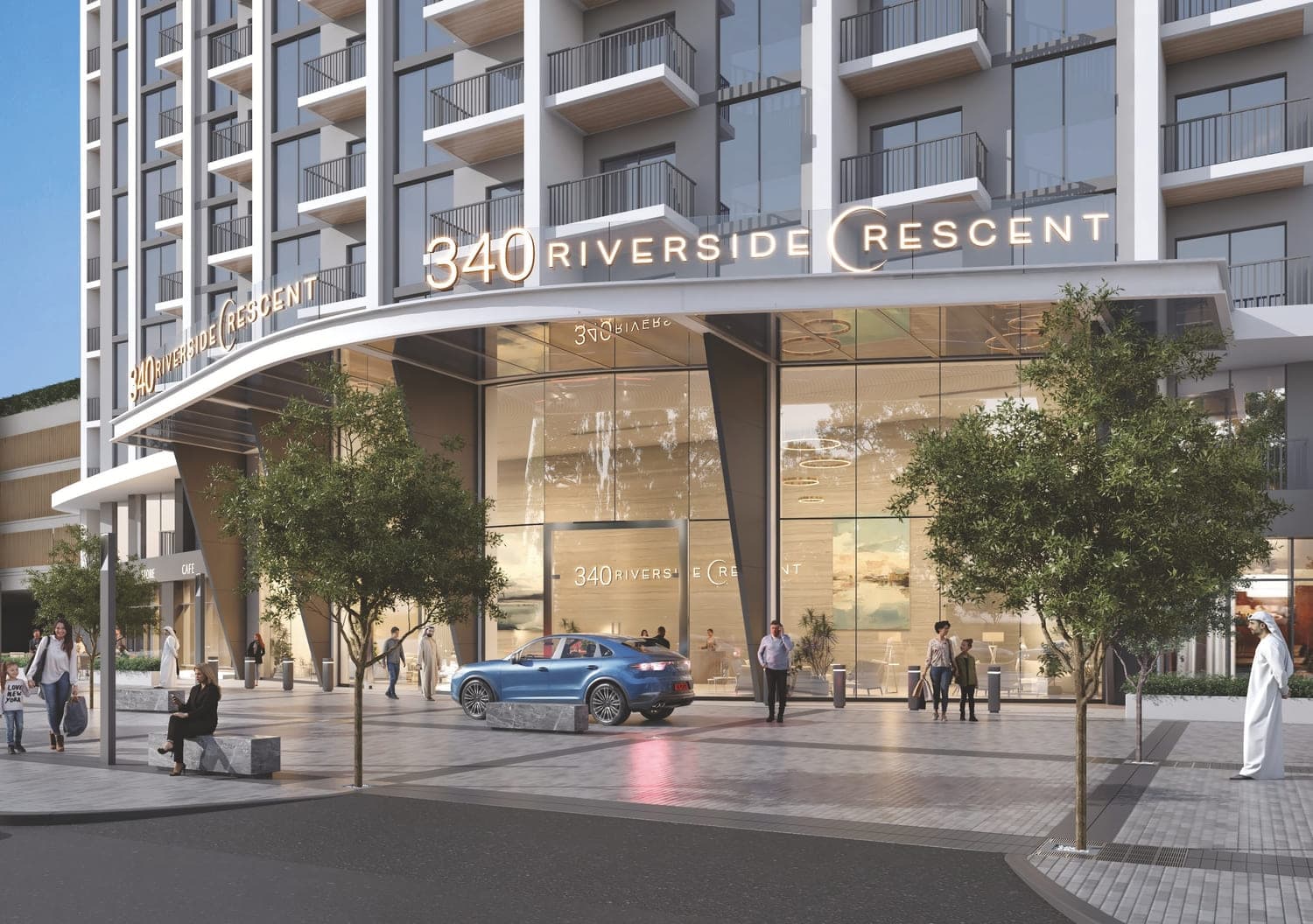 340 Riverside Crescent exterior view - Sobha Hartland 2, Dubai - by Sobha