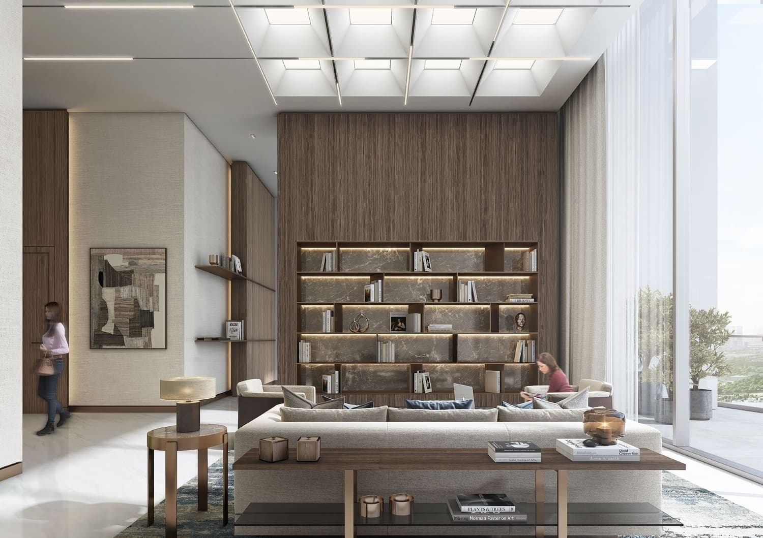 350 Riverside Crescent amenity Lounge Area - Sobha Hartland 2, Dubai - by Sobha